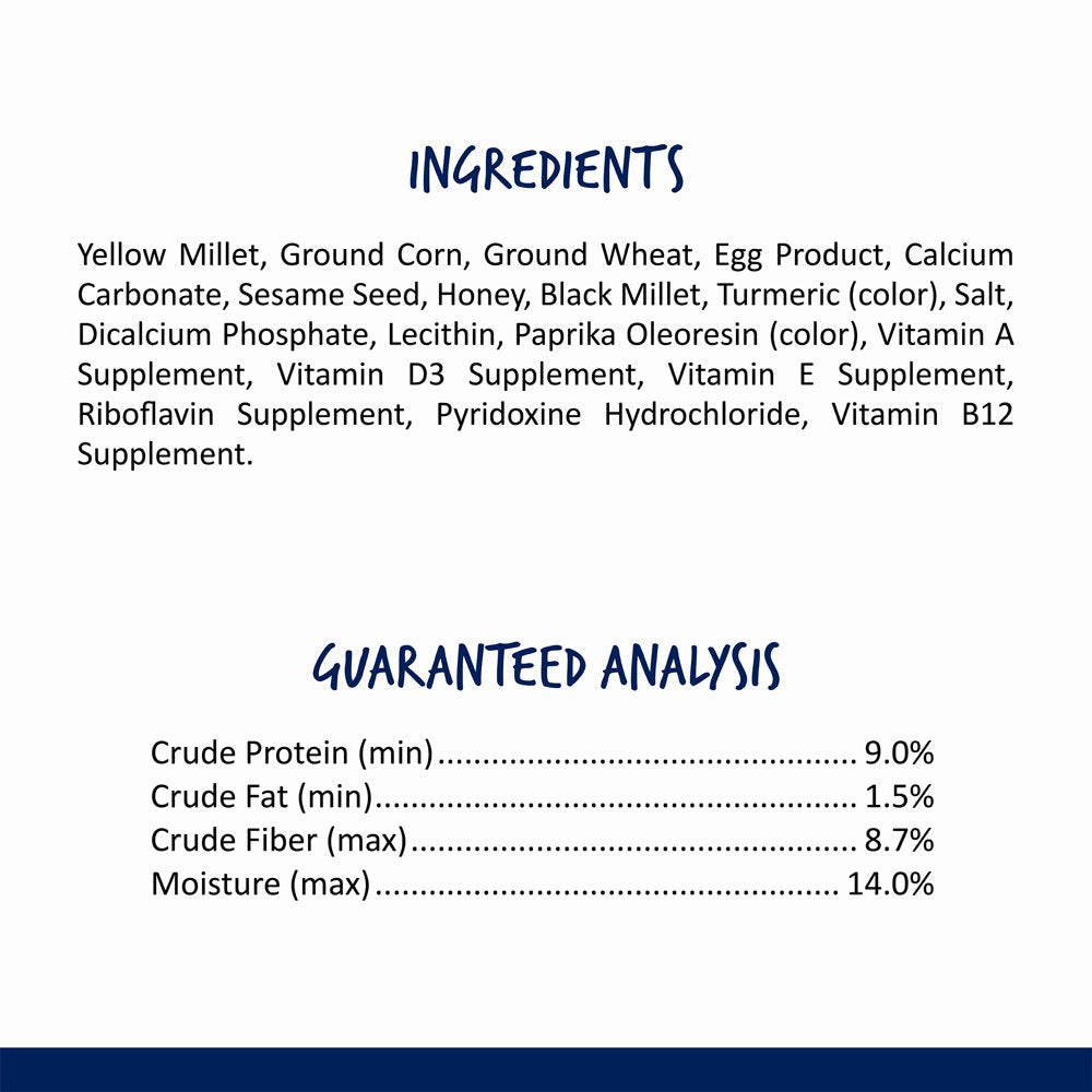 Vitakraft Crunch Sticks Parakeet Treat - Egg and Honey - Pet Bird Treat Toy Animals & Pet Supplies > Pet Supplies > Bird Supplies > Bird Treats Vitakraft Sun Seed