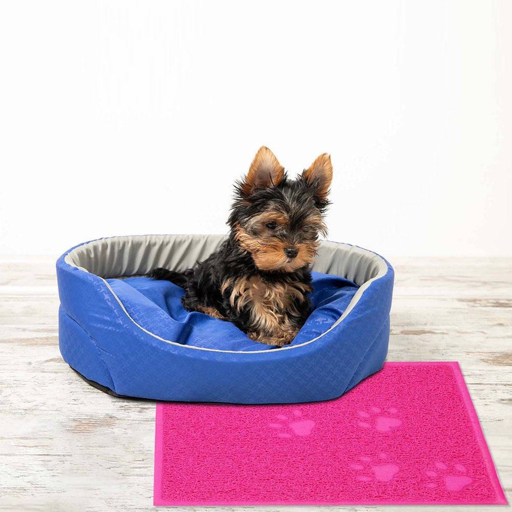 Tengma Cat Litter Mat Kitty Litter Trappings Mat for Litter Boxes Kitty Litter Mat to Trap Mess Scatter Control Washable Indoor Pet Rug and Carpet Animals & Pet Supplies > Pet Supplies > Cat Supplies > Cat Litter Box Mats Tengma