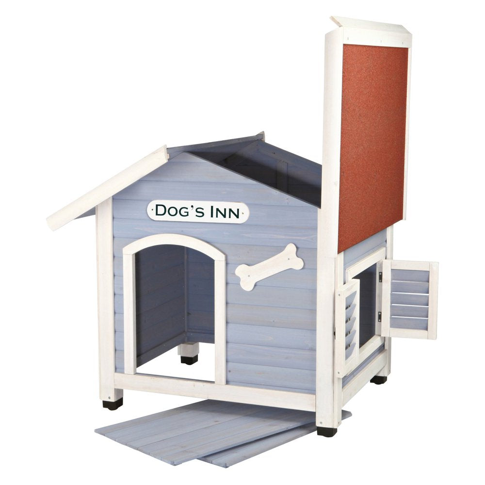 TRIXIE Natura Dog'S Inn Dog House, Hinged Roof, Adjustable Legs, Medium-Large Animals & Pet Supplies > Pet Supplies > Dog Supplies > Dog Houses TRIXIE