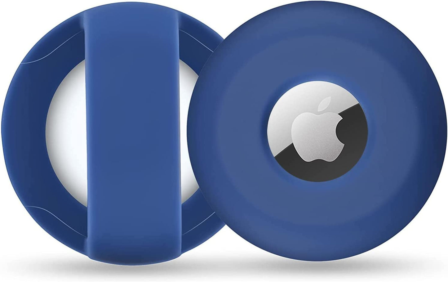 Sinvin Airtag Dog Collar Holder - Airtag Cat Collar Holder - Silicone Waterproof Apple Airtag Protective Holder for Pet Collars Wide within 1/2" Electronics > GPS Accessories > GPS Cases SinVin Blue