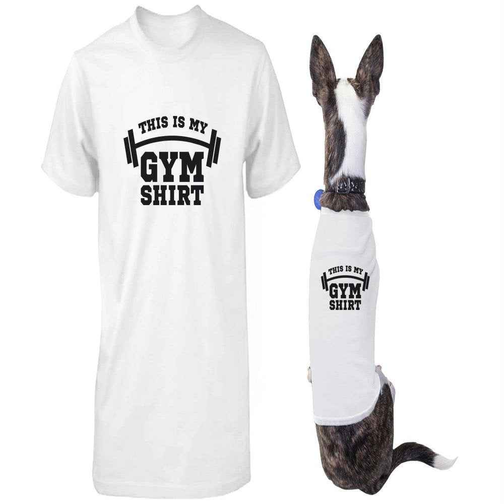 My Gym Shirts Matching T-Shirts for Owner and Dog Funny Pet and Human Apparel Animals & Pet Supplies > Pet Supplies > Dog Supplies > Dog Apparel 3PPT007 MM PS
