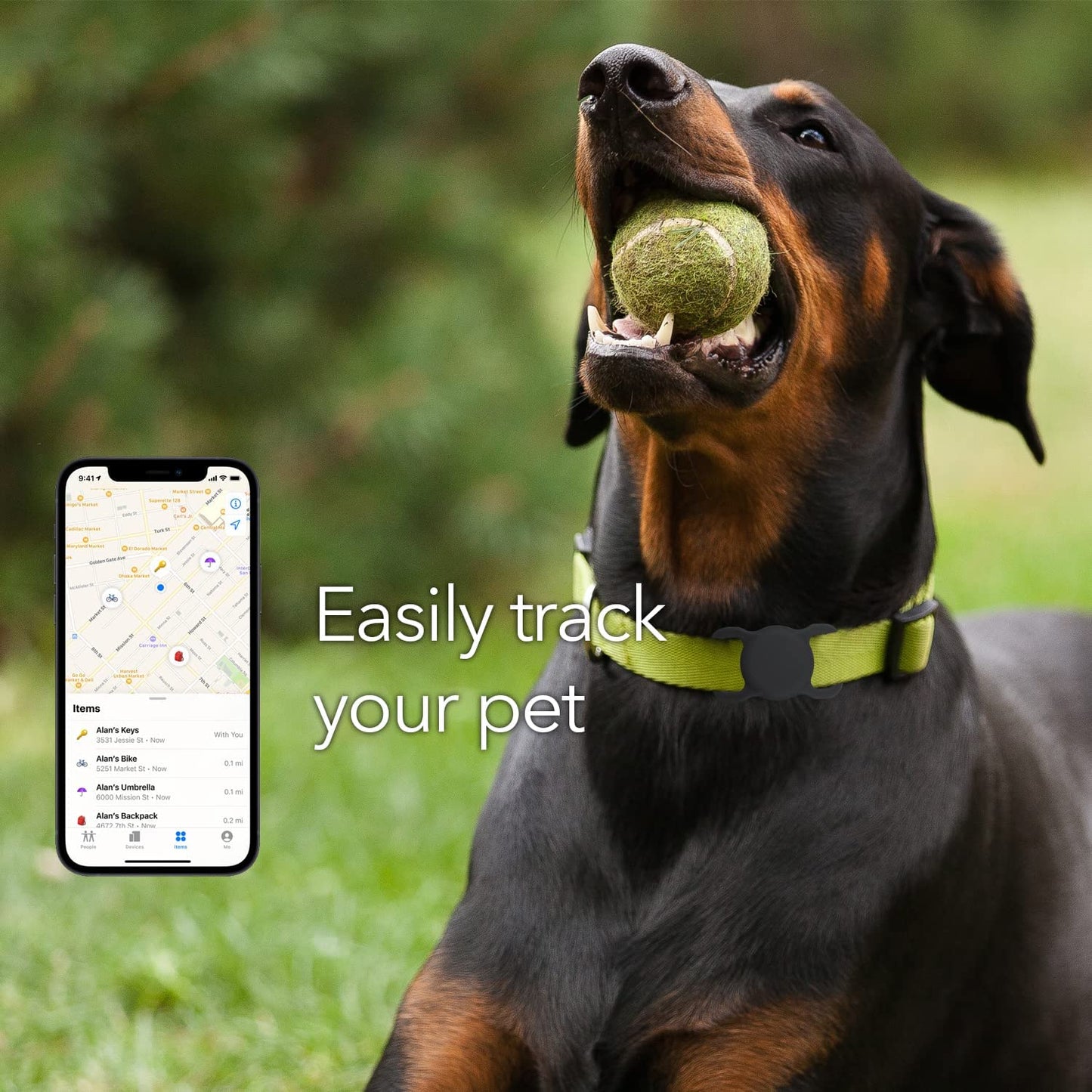 Wasserstein Pet Collar Airtag Holder Compatible with Apple Airtag - Protective Silicone Case for GPS Tracker (2 Pack, Black and White) Electronics > GPS Accessories > GPS Cases Wasserstein