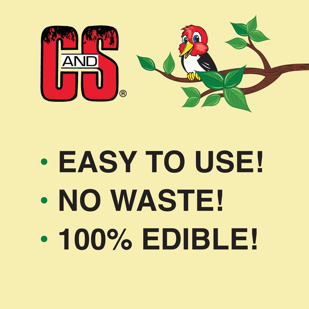 C&S Woodpecker Suet Treat, 11 Oz Cake, Wild Bird Food Animals & Pet Supplies > Pet Supplies > Bird Supplies > Bird Treats Central Garden and Pet