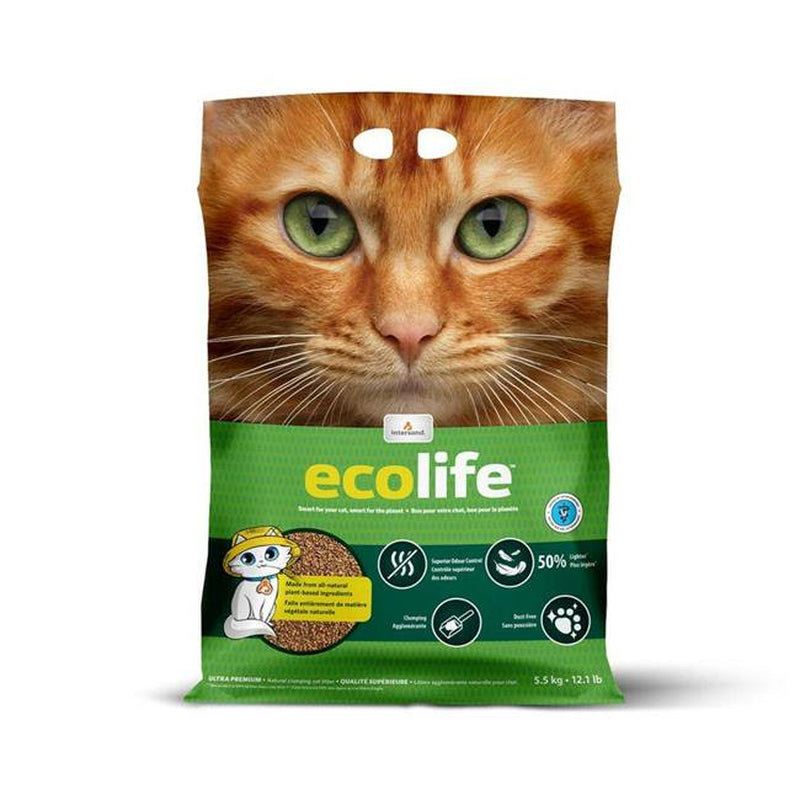 Intersand America 777979264558 12 Lbs Ecolife Alternative Cat Litter Animals & Pet Supplies > Pet Supplies > Cat Supplies > Cat Litter Intersand America