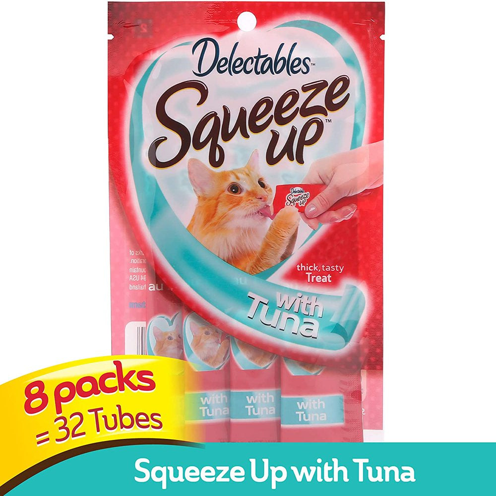 Delectables Squeeze up Lickable Wet Cat Treats – Chicken&Veggies – 32 Tubes Animals & Pet Supplies > Pet Supplies > Cat Supplies > Cat Treats Delectables Tuna - 32 Tubes