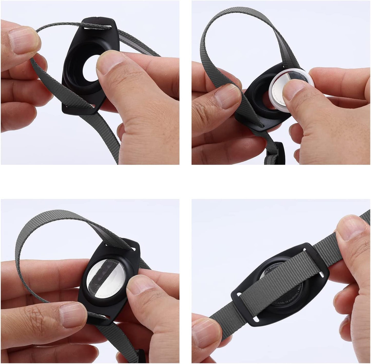 Simplethings for Airtag Cat Collar, Reflective Collar Designed for Airtag Small Pets Cat Puppy Dog Collar (Black) Electronics > GPS Accessories > GPS Cases SimpleThings