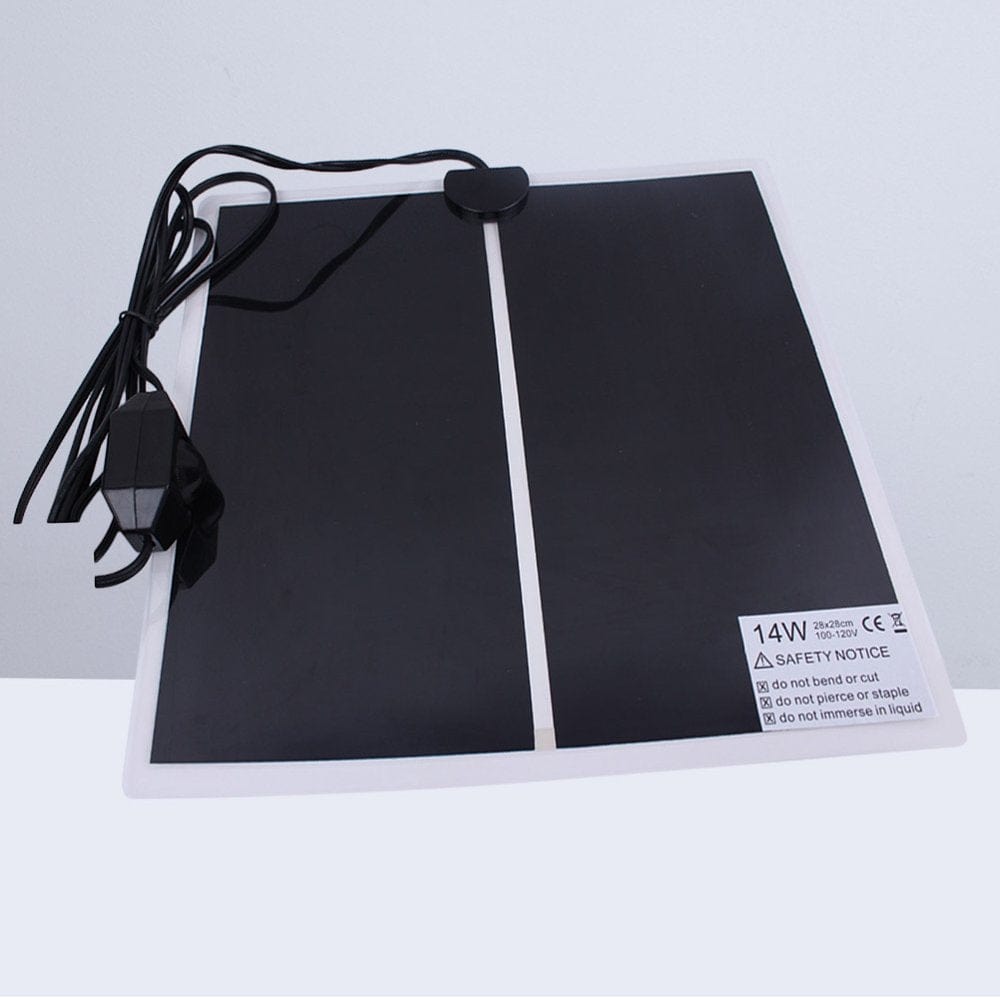 1PC 14W Reptile Heating Pad Mat Adjustable Temperature Reptile Tank Warmer Mat for Turtle Lizard with UK Plug Animals & Pet Supplies > Pet Supplies > Reptile & Amphibian Supplies > Reptile & Amphibian Substrates PINXOR