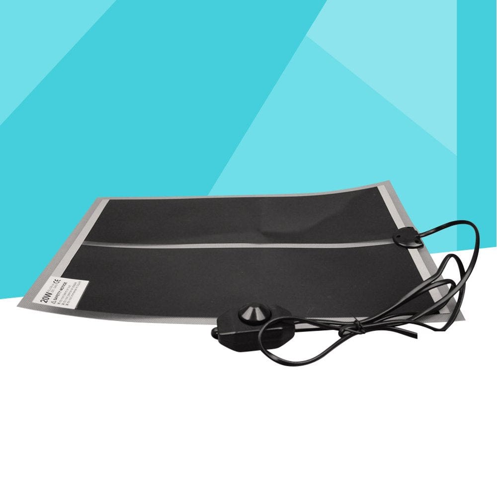 1PC 20W Reptile Heating Pad Mat Adjustable Temperature Reptile Tank Warmer Mat for Turtle Lizard with UK Plug Animals & Pet Supplies > Pet Supplies > Reptile & Amphibian Supplies > Reptile & Amphibian Substrates PINXOR