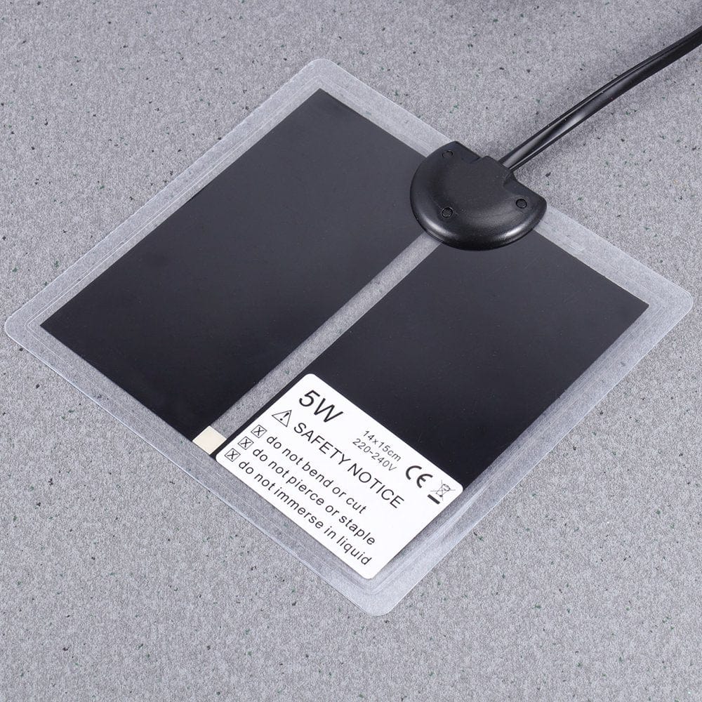 1PC 5W Reptile Heating Pad Mat Adjustable Temperature Reptile Tank Warmer Mat for Turtle Lizard with EU Plug Animals & Pet Supplies > Pet Supplies > Reptile & Amphibian Supplies > Reptile & Amphibian Substrates NUOLUX