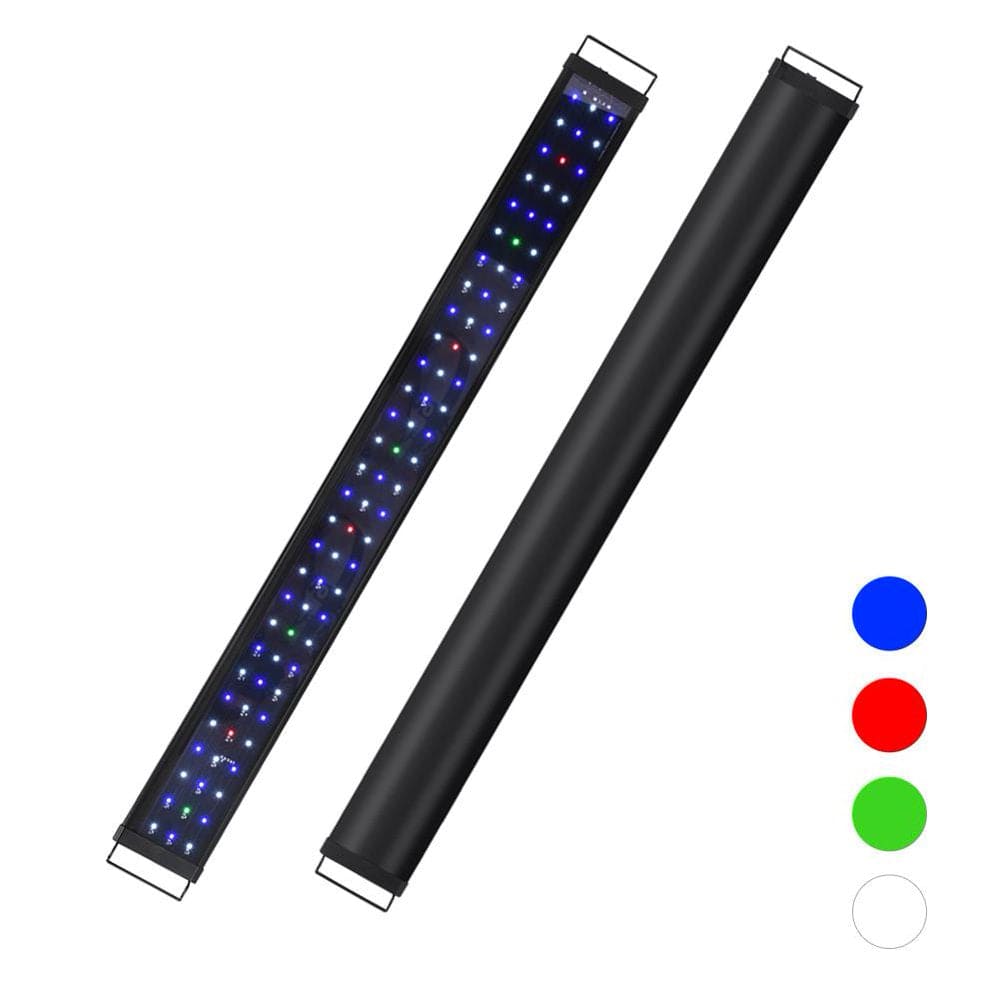 (1Pcs)24" 36" 48" Multicolor LED Aquarium Light Full Spec Plant Fish Tank 42 66 87Leds Animals & Pet Supplies > Pet Supplies > Fish Supplies > Aquarium Lighting MINOCOOL U.S. standard 120cm