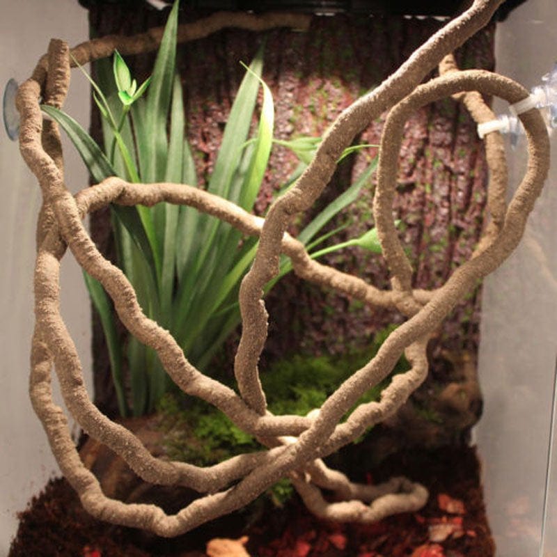 2*1M Flexible Bendable Jungle Climber Vines Habitat Decor Reptile Animals & Pet Supplies > Pet Supplies > Reptile & Amphibian Supplies > Reptile & Amphibian Habitat Accessories UHUSE
