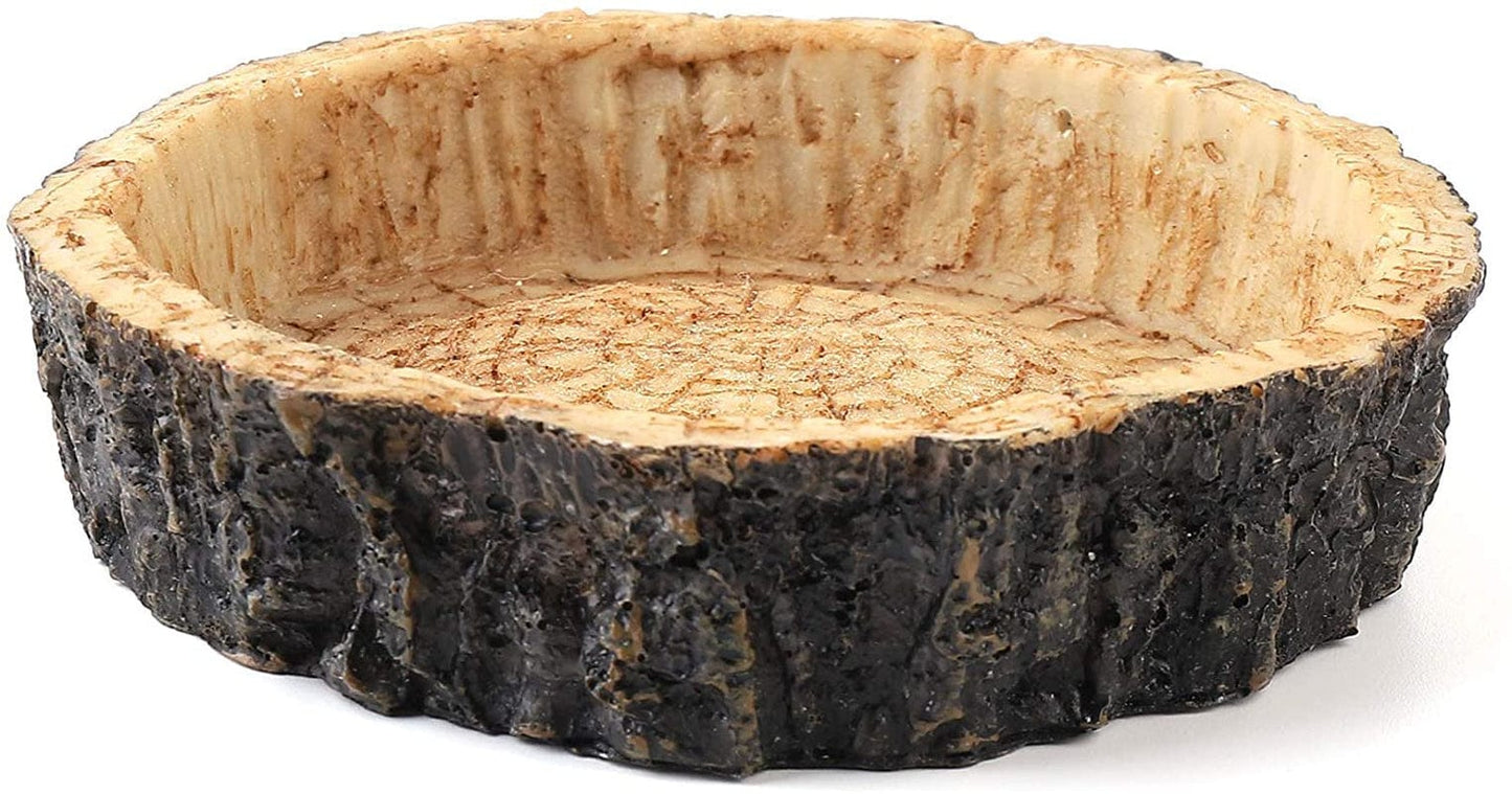 2 Pack Reptile Food Bowls - Reptile Water and Food Bowls, Novelty Food Bowl for Lizards, Young Bearded Dragons, Small Snakes and More - Made from Non-Toxic, Bpa-Free Plastic Animals & Pet Supplies > Pet Supplies > Small Animal Supplies > Small Animal Habitat Accessories Miruku