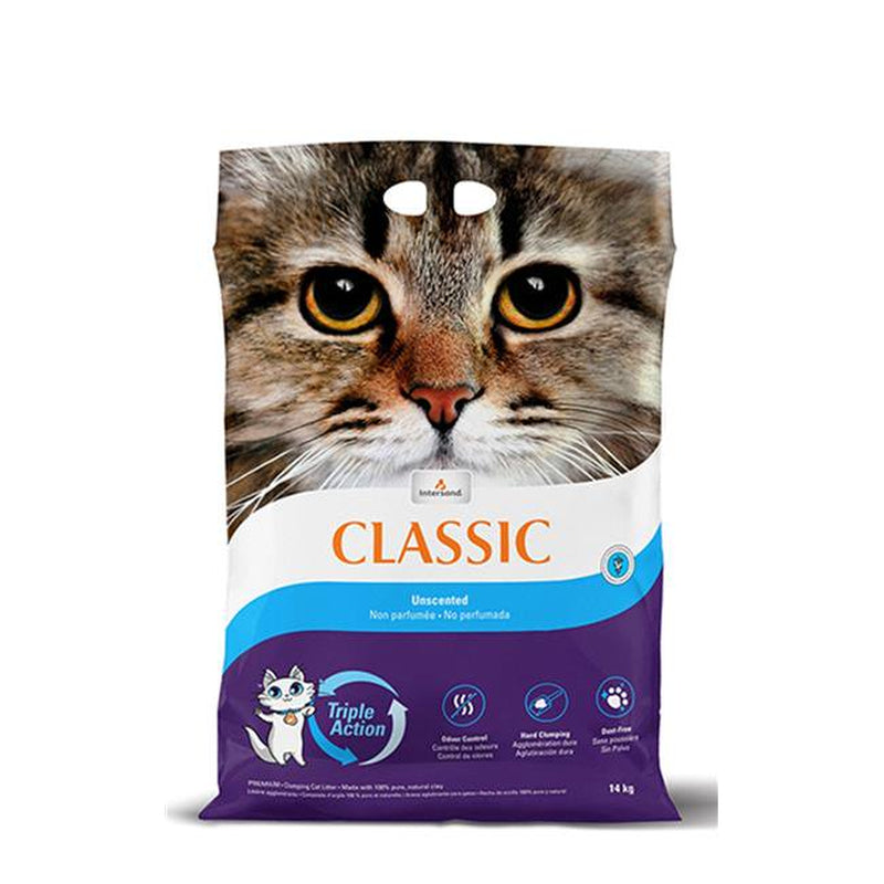 Intersand America 777979582072 15 Lbs Classic Unscented Cat Litter 30 Lbs Animals & Pet Supplies > Pet Supplies > Cat Supplies > Cat Litter Intersand America