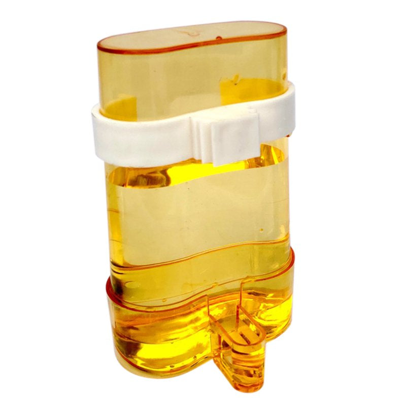 Bird Water Feeder Automatic Bird Waterer Food Feeder Dispenser for Parrot Parakeet Cockatiel Lovebird Cage Accessories Animals & Pet Supplies > Pet Supplies > Bird Supplies > Bird Cage Accessories BYDEZCON Yellow