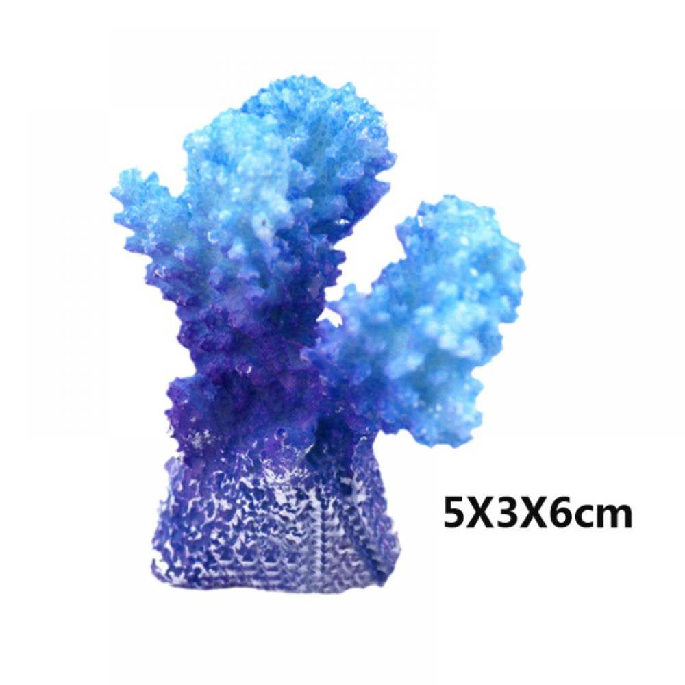Lovegab Artificial Coral Ornament Underwater Sea Plants Decorations Craft Resin Aquarium Plants Coral Fish Tank Decor Animals & Pet Supplies > Pet Supplies > Fish Supplies > Aquarium Decor WSXSJL8291222 A10