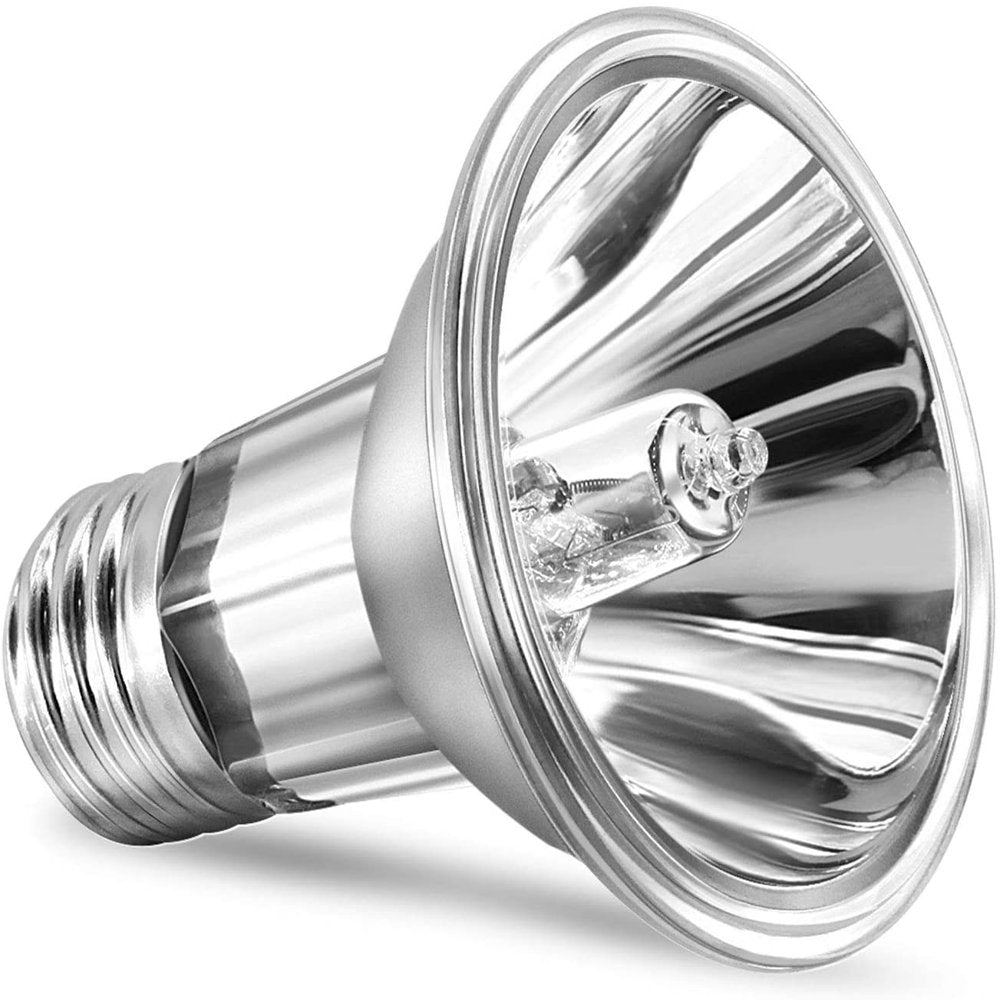 Simple Deluxe 50 Watts UV Reptile Heat Bulb UVA + UVB Full Spectrum Sun Lamp for Reptiles and Amphibian Pet, 2-Pack (Included 8 G5 Halogen Bulb) Animals & Pet Supplies > Pet Supplies > Reptile & Amphibian Supplies > Reptile & Amphibian Habitat Heating & Lighting Simple Deluxe