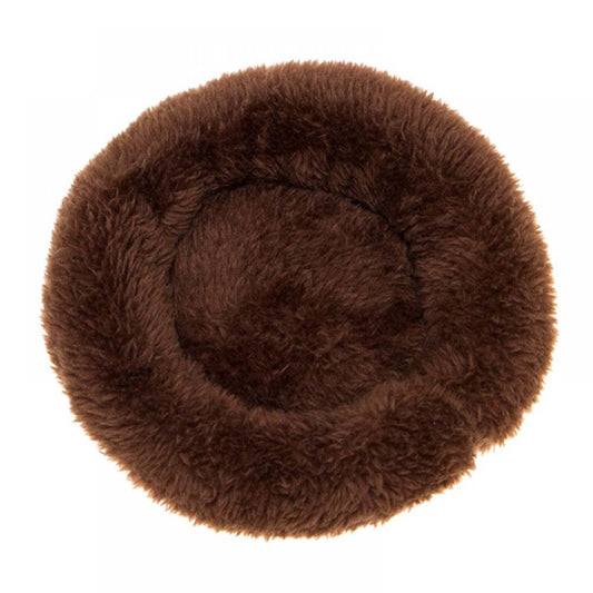 Crowdstage Hamster Bed,Round Velvet Warm Sleep Mat Pad for Hamster/Hedgehog/Squirrel/Mice/Rats and Other Small Animals Animals & Pet Supplies > Pet Supplies > Small Animal Supplies > Small Animal Bedding Crowdstage L Brown 