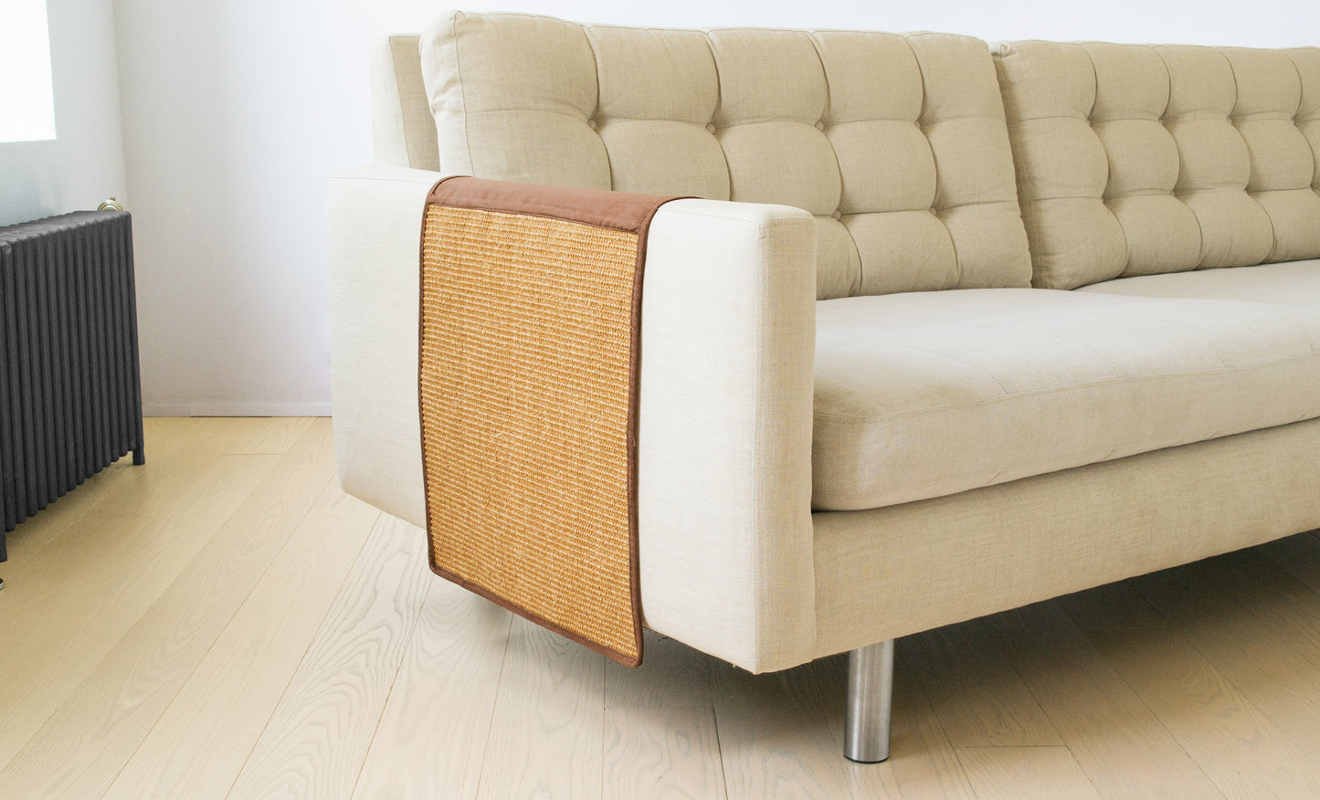 Precious Tails Cat Scratching Sofa Guard Microsuede Furniture Protector Animals & Pet Supplies > Pet Supplies > Cat Supplies > Cat Furniture Precious Tails Brown