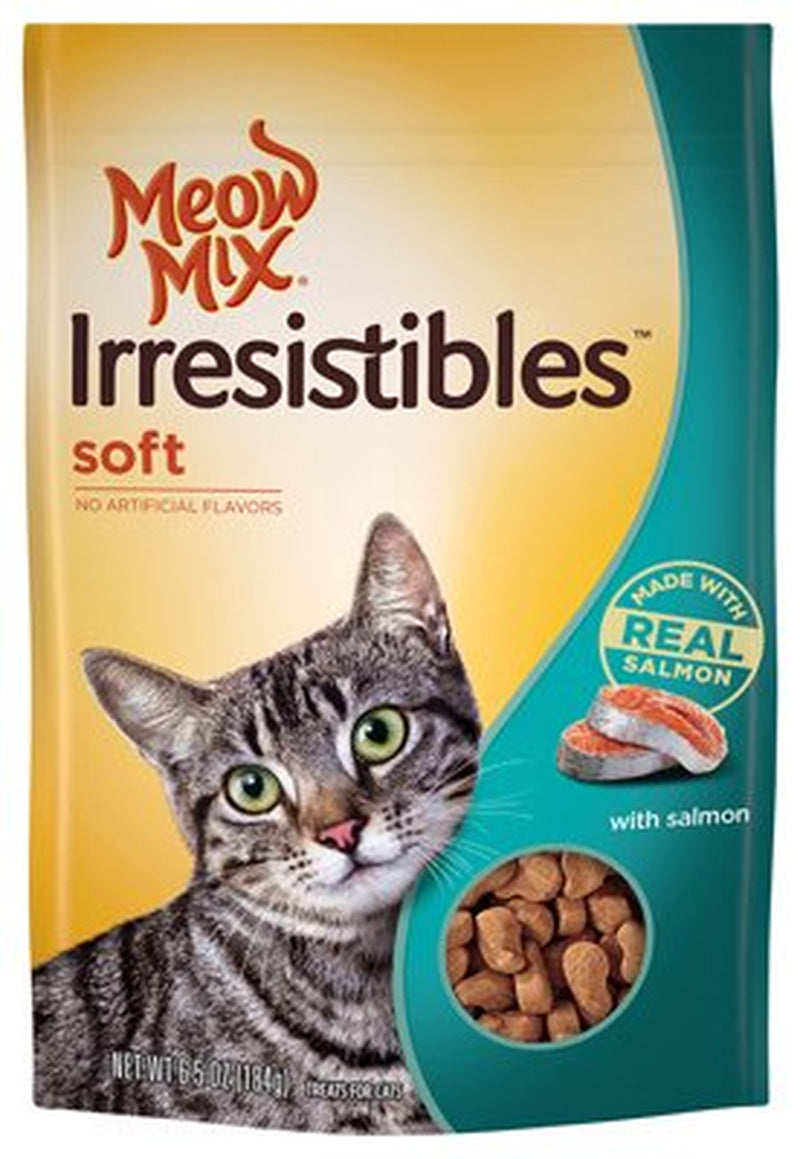 Meow Mix Irresistibles Cat Treats - Soft with Salmon, 12-Ounce Bag Animals & Pet Supplies > Pet Supplies > Cat Supplies > Cat Treats The J.M. Smucker Company 6.5 oz