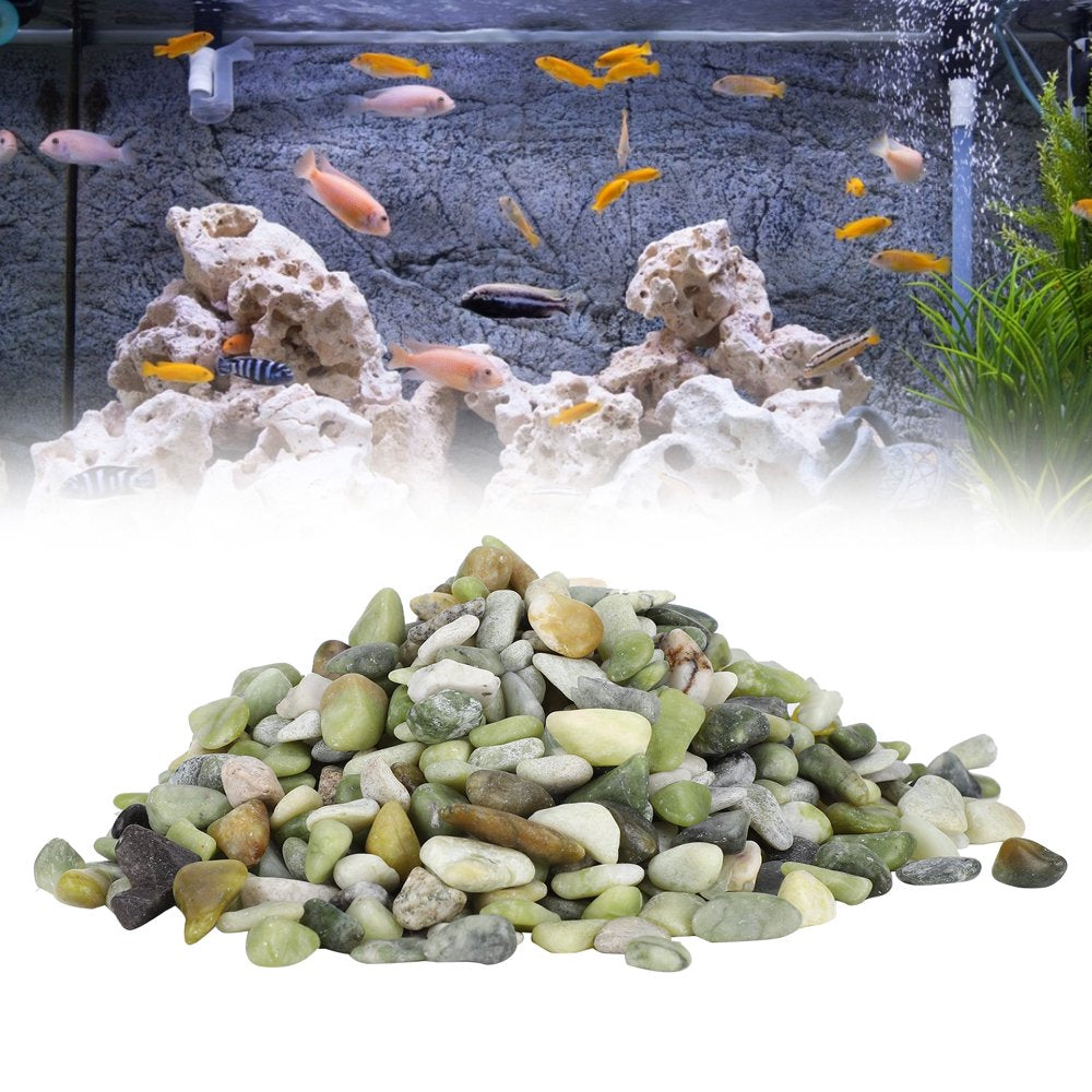 Landscape Fish Tanks Gravel Decoration Landscaping Aquarium Bottom Sand Natural Pebbles Stone 1Kg Animals & Pet Supplies > Pet Supplies > Fish Supplies > Aquarium Gravel & Substrates LYUMO
