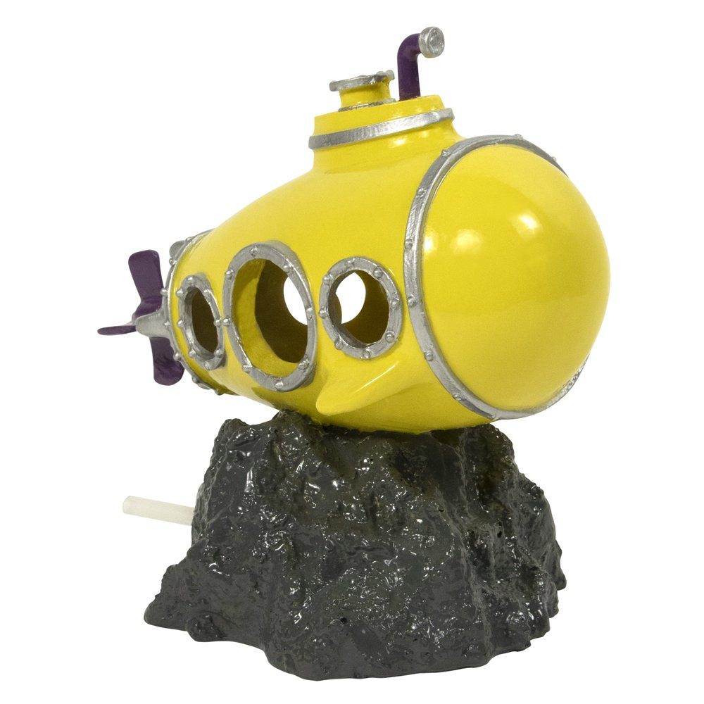 Pet Champion Resin Submarine Bubbler for Fresh Water Fish Tanks, Yellow Animals & Pet Supplies > Pet Supplies > Fish Supplies > Aquarium Decor Stout Stuff LLC