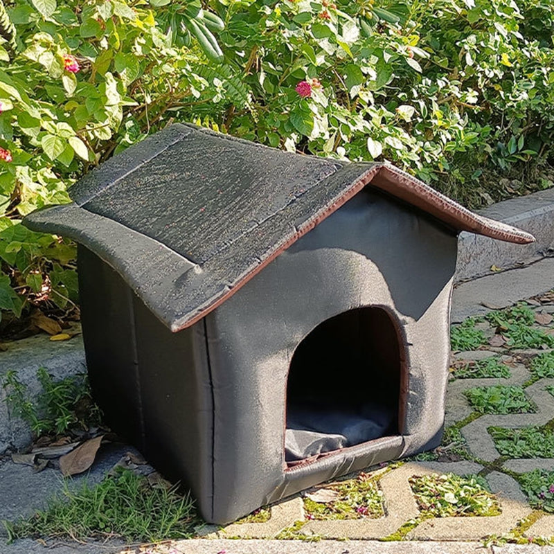 Walbest Pet House,Pet House Waterproof Detachable Oxford Cloth Comfortable Winter Cat Kitten Shelter for Outdoor Animals & Pet Supplies > Pet Supplies > Dog Supplies > Dog Houses Walbest