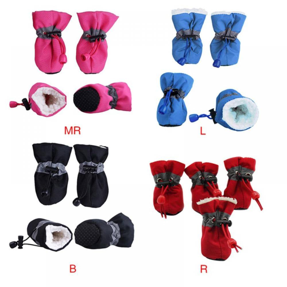 Clearance!!Waterproof Dog Shoes Breathable Paws Protector Anti-Skid Dog Boots with Reflective Strap Pet Winter Warm Snow Boots for Small, Medium and Large Dogs Animals & Pet Supplies > Pet Supplies > Dog Supplies > Dog Kennels & Runs Overfox