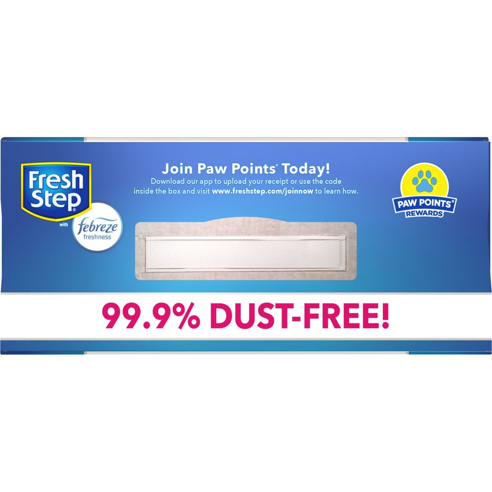 Fresh Step Clumping Cat Litter with the Power of Febreze Freshness and Refreshing Gain Scent - 25 Pounds Animals & Pet Supplies > Pet Supplies > Cat Supplies > Cat Litter The Clorox Company