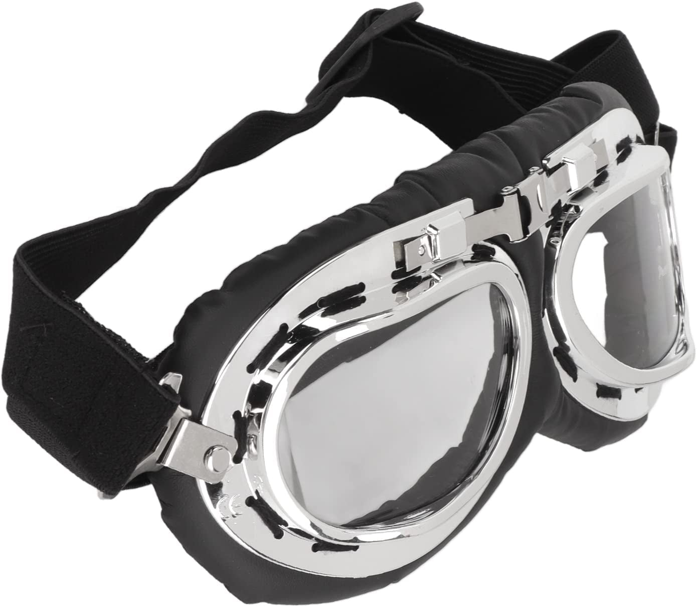 BALITY Dog Goggles, Dog Sunglasses Portable Attractive Extra Large Lens Impact Resistant for Outdoor(Five Colors) Animals & Pet Supplies > Pet Supplies > Dog Supplies > Dog Apparel BALITY Transparent