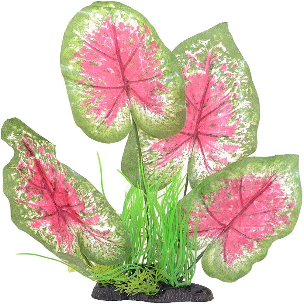 CNZ Aquarium Decor Fish Tank Decoration Ornament Artificial Plastic Plant Green, 13-Inch Green/Red Animals & Pet Supplies > Pet Supplies > Fish Supplies > Aquarium Decor CNZ
