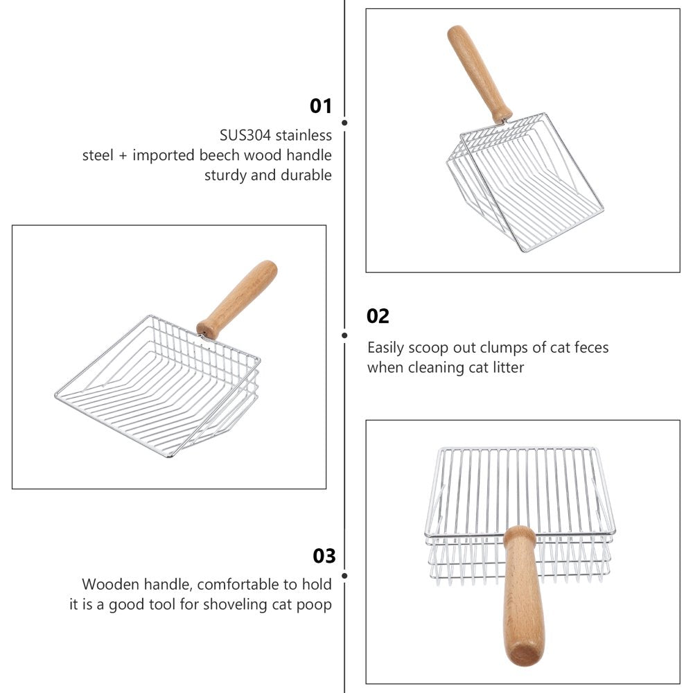 TINKSKY 1Pc Hollow Cat Litter Shovel Cat Poop Cat Litter Shovel Professional Pet Poop Filter Animals & Pet Supplies > Pet Supplies > Cat Supplies > Cat Litter TINKSKY