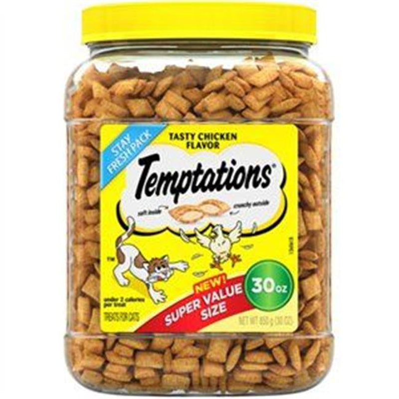 Mars Petcare US 30 Oz Temptations Tasty Chicken Flavor Cat Treat Animals & Pet Supplies > Pet Supplies > Cat Supplies > Cat Treats Mars Petcare Us