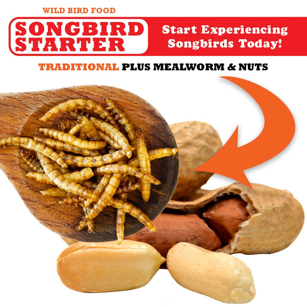 Songbird Starter Bird Seed, Mealworm & Nut, 5 Lb. Animals & Pet Supplies > Pet Supplies > Bird Supplies > Bird Food Red River Commodities