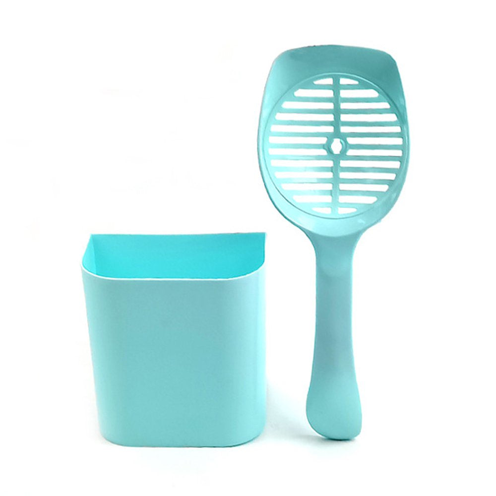 Cat Litter Shovel Effective Labor-Saving Plastic Pet Poop Litter Box Shovel for Indoor Animals & Pet Supplies > Pet Supplies > Cat Supplies > Cat Litter JUHigh