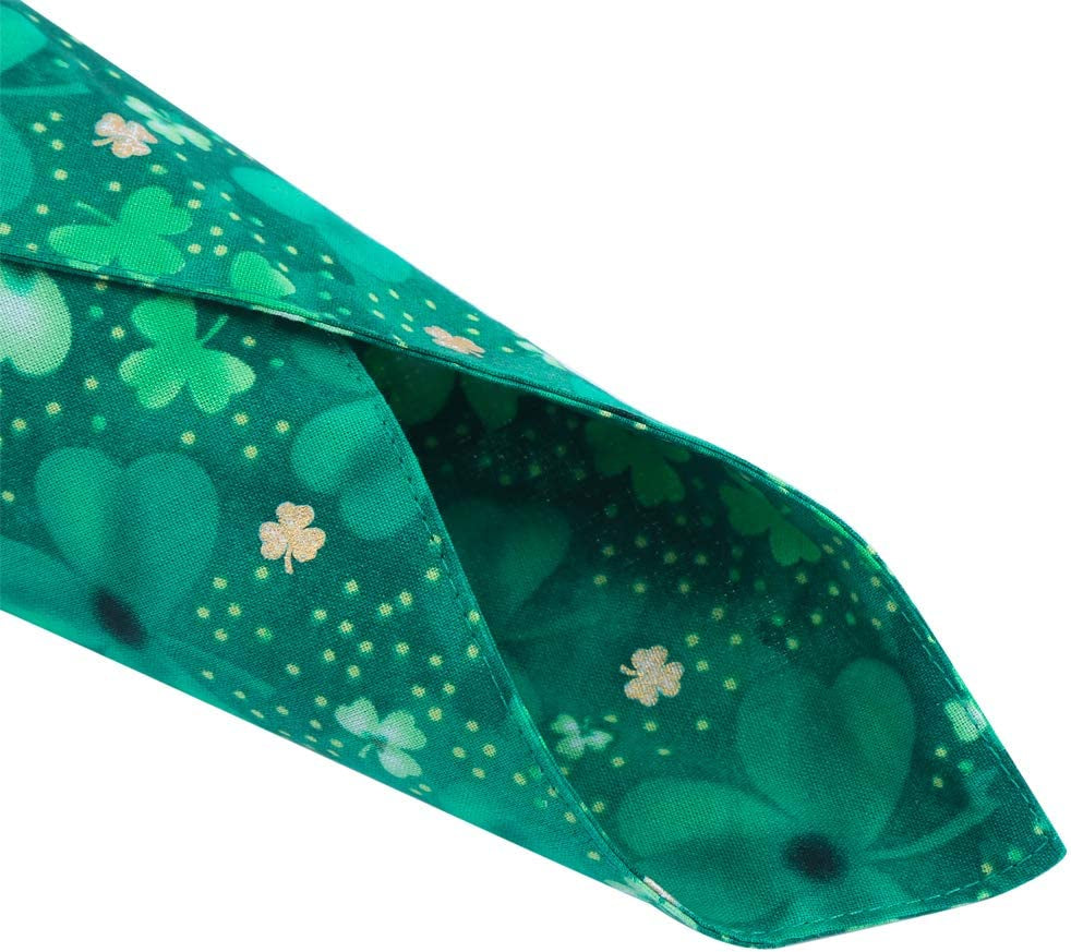 St. Patrick'S Day Dog Bandana Reversible Triangle Bibs Scarf Accessories for Dogs Cats Pets Large Animals & Pet Supplies > Pet Supplies > Dog Supplies > Dog Apparel KZHAREEN