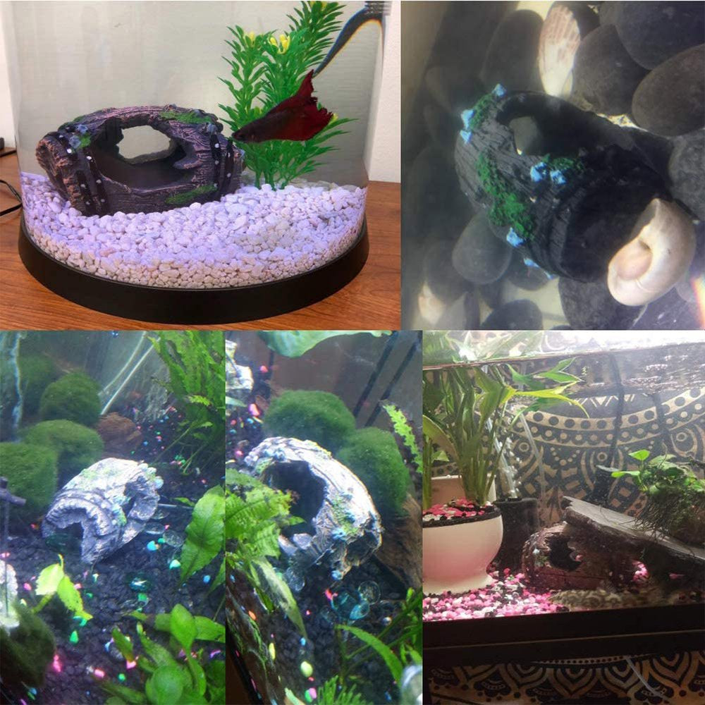 Aquarium Deco Aquarium Decoration Resin Aquarium Accessories Aqua Ornaments for Small Shrimp Fish Turtle Animals & Pet Supplies > Pet Supplies > Fish Supplies > Aquarium Decor Namotu