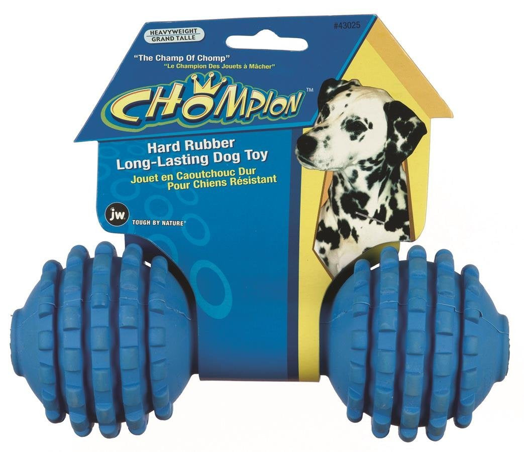 Jw Chompion Heavyweight Durable Rubber Dog Chew Toys Animals & Pet Supplies > Pet Supplies > Dog Supplies > Dog Toys Doskocil Manufacturing Co Inc