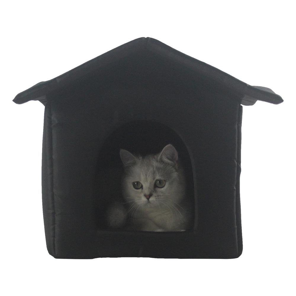 TAONMEISU Outdoor Cat House Insulated Dog House outside Cat House Warm Waterproof Outdoor Indoor Pet Home Collapsible Warm Cat Houses for Winter Outdoor Cats Dogs Feral Cats Easy to Assemble Normal Animals & Pet Supplies > Pet Supplies > Dog Supplies > Dog Houses TAONMEISU L  