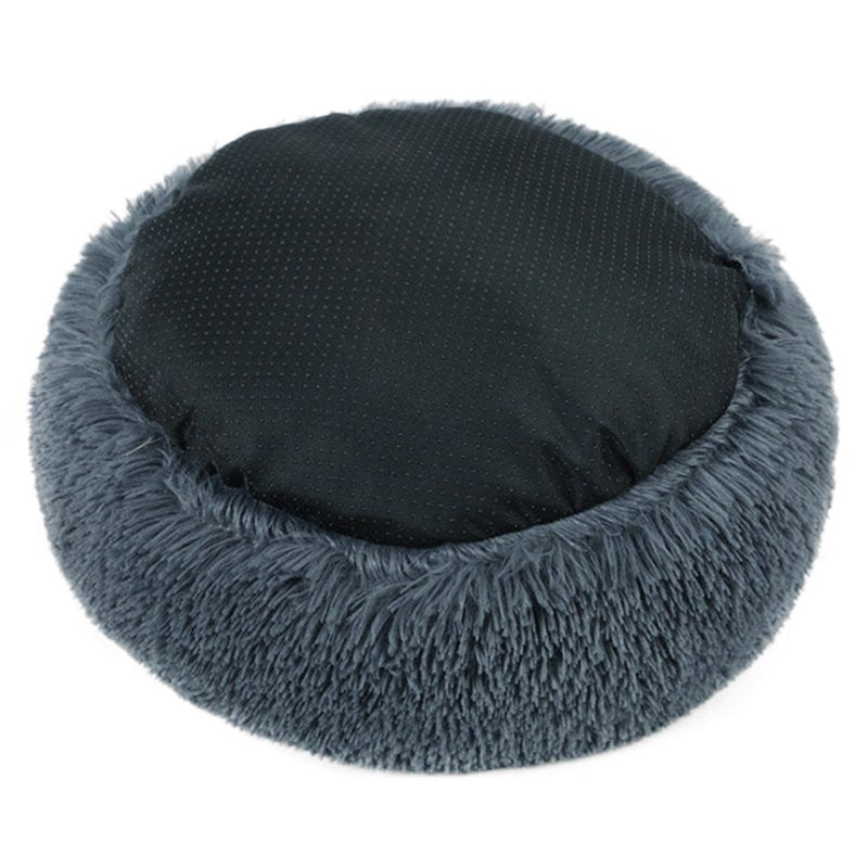 Fymall Luxury Faux Fur Pet Bed for Cats Small Dogs Cuddler Oval Plush Bed Animals & Pet Supplies > Pet Supplies > Cat Supplies > Cat Beds Fymall
