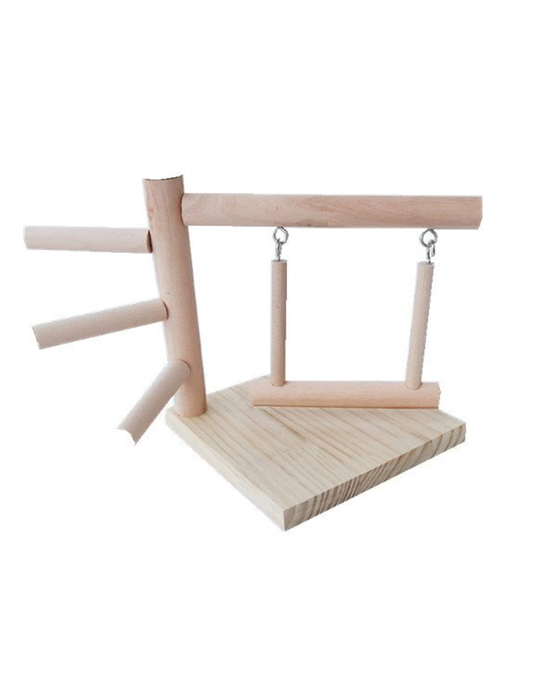 ISHANTECH Bird Tabletop Perch, Parrot Cage Stands Training Play Gym Playground Table Top Animals & Pet Supplies > Pet Supplies > Bird Supplies > Bird Gyms & Playstands ISHANTECH