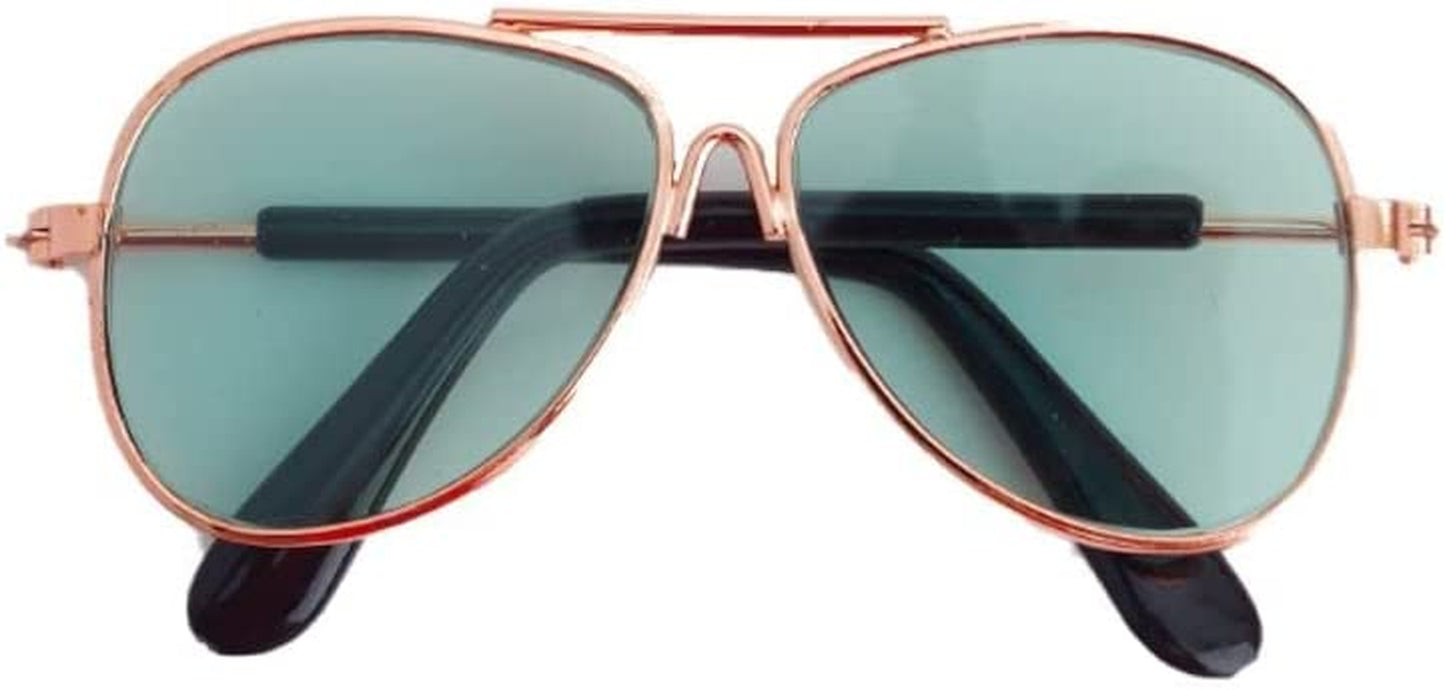 BYBYCD Cute Lovely Reflection Fashion Toy for Small Dog Cat Pet Products Pet Glasses Photos Props Cat Dog Sunglasses(A,Grey) Animals & Pet Supplies > Pet Supplies > Dog Supplies > Dog Apparel BYBYCD Green A