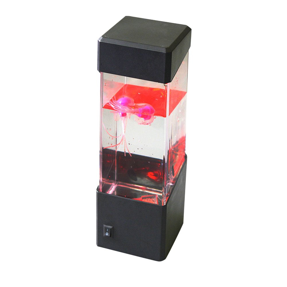 Fridja Jellyfish Volcano Lamp Aquarium Light LED Lights Night Table Light 4 Types Animals & Pet Supplies > Pet Supplies > Fish Supplies > Aquarium Lighting Fridja D