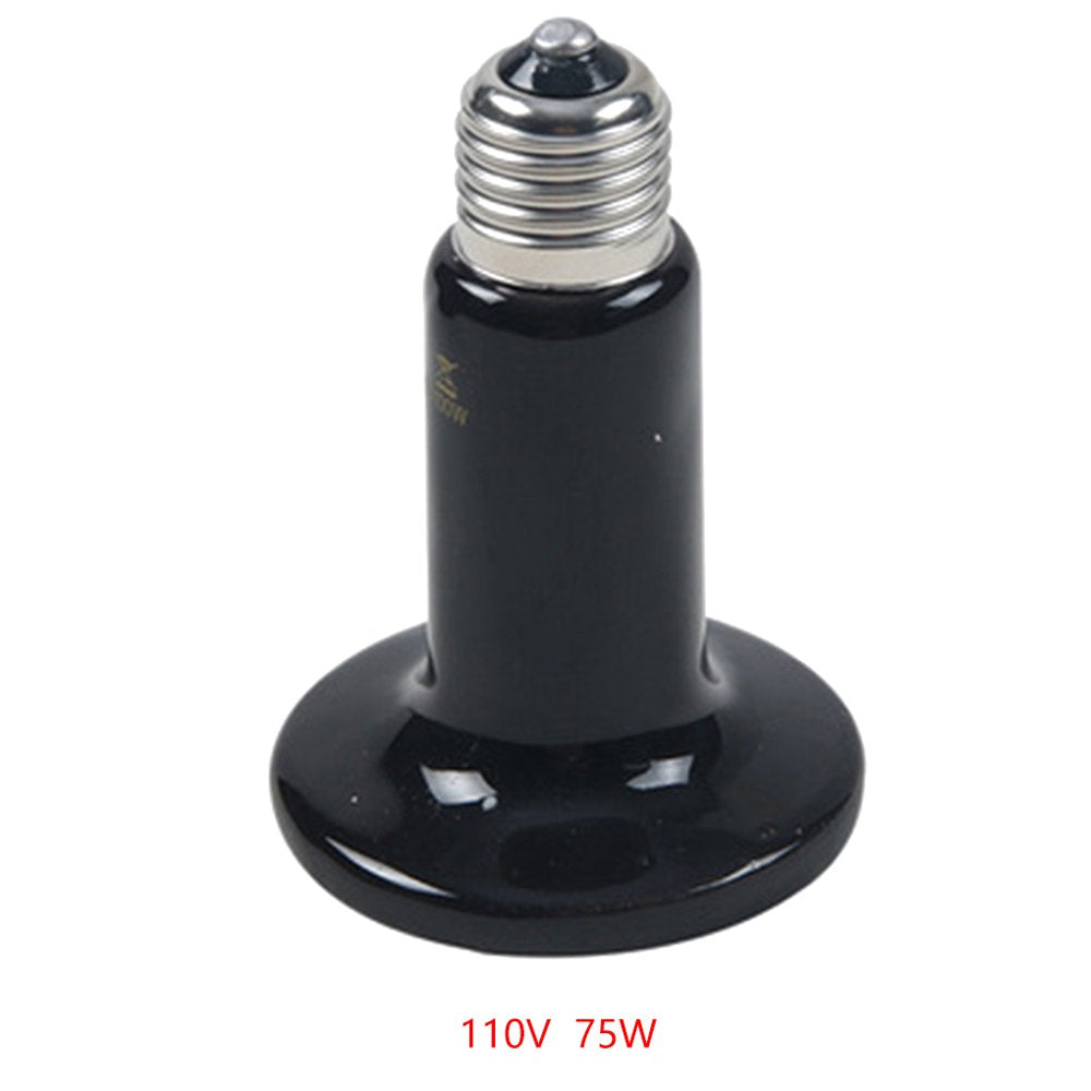 Redempion Infrared Ceramic Bulb Reptile Emitter Heating Light Amphibian No Light Pet Coop Brooder Heater Bulb 200W No.1 Redempion No.5