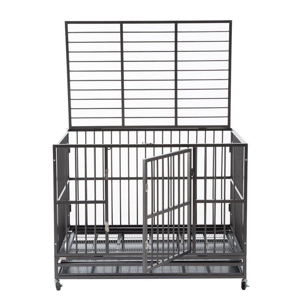 Walnest Heavy Duty Dog Cage with Tray, 48"H Animals & Pet Supplies > Pet Supplies > Dog Supplies > Dog Kennels & Runs Walnest