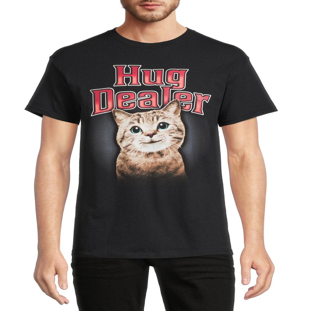 Humor Men'S & Big Men'S Hug Dealer Cat and Get Paypurr Cat Graphic T-Shirts, 2-Pack Animals & Pet Supplies > Pet Supplies > Cat Supplies > Cat Apparel Olaes Enterprises Inc   