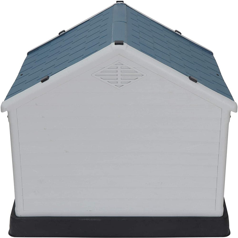 Kiaisxes Plastic Dog House - Water Resistant Dog Kennel for Small to Medium Sized Dogs All Weather Indoor Outdoor Doghouse Puppy Shelter Animals & Pet Supplies > Pet Supplies > Dog Supplies > Dog Houses kiaisxes