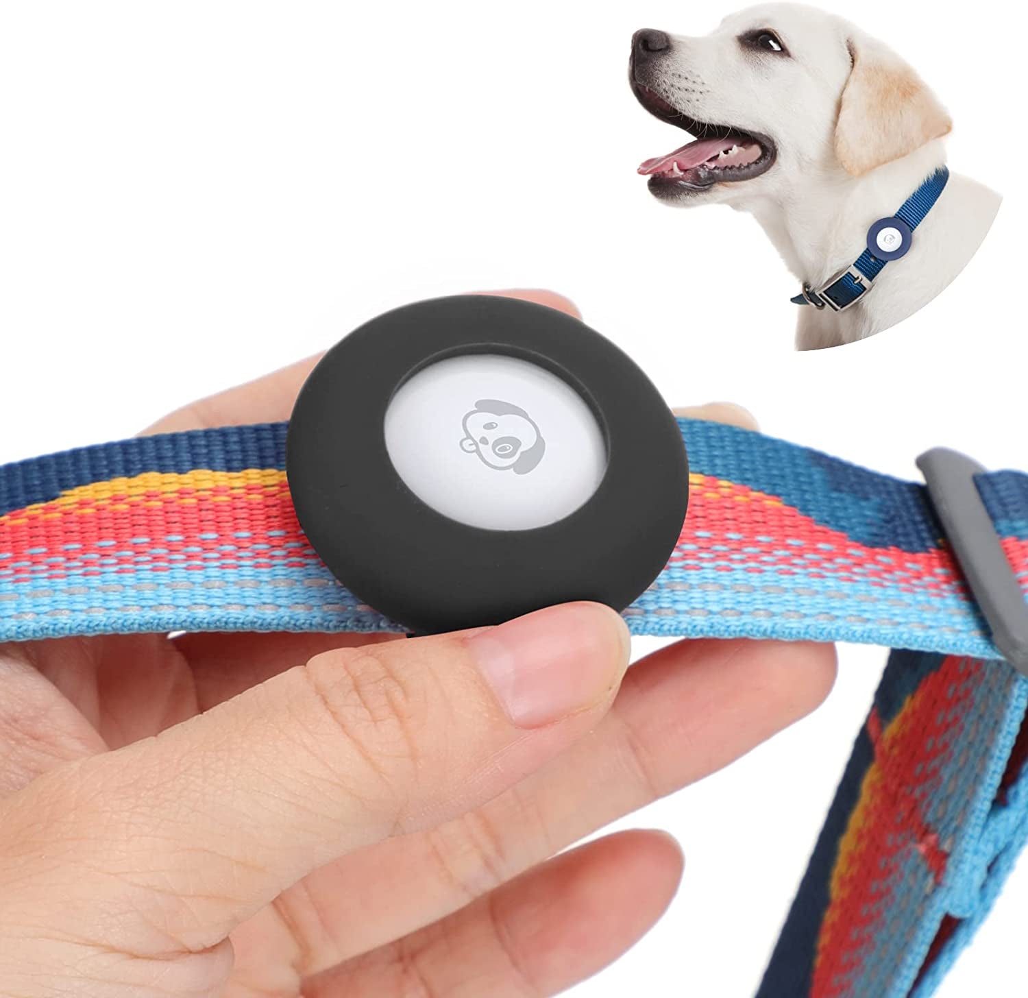 Airtag Dog Collar Holder Glow In The Dark,airtag Pet Collar Holder And  Protectors For Apple Airtag