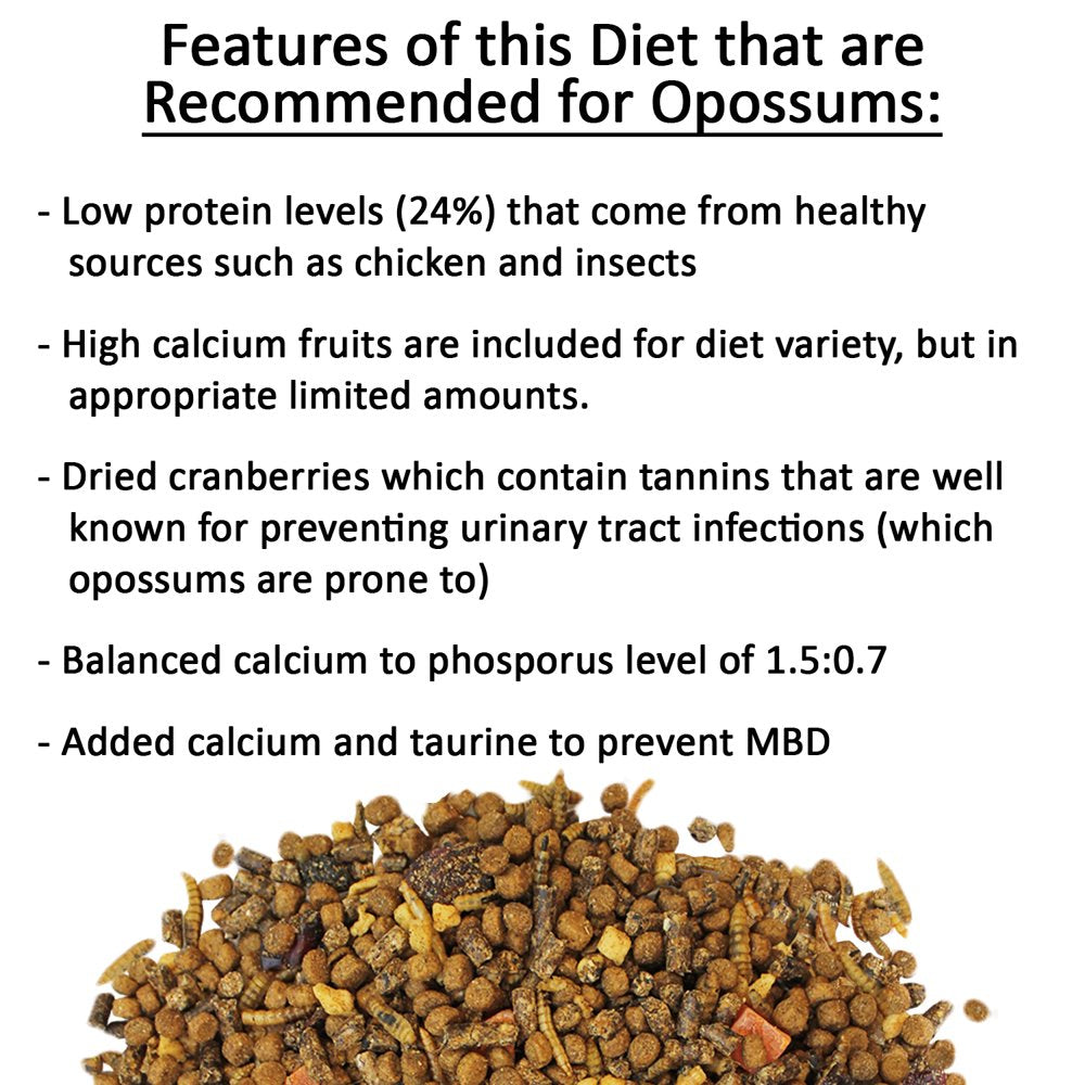 Exotic Nutrition Opossum Complete 5 Lb. Animals & Pet Supplies > Pet Supplies > Small Animal Supplies > Small Animal Food Exotic Nutrition