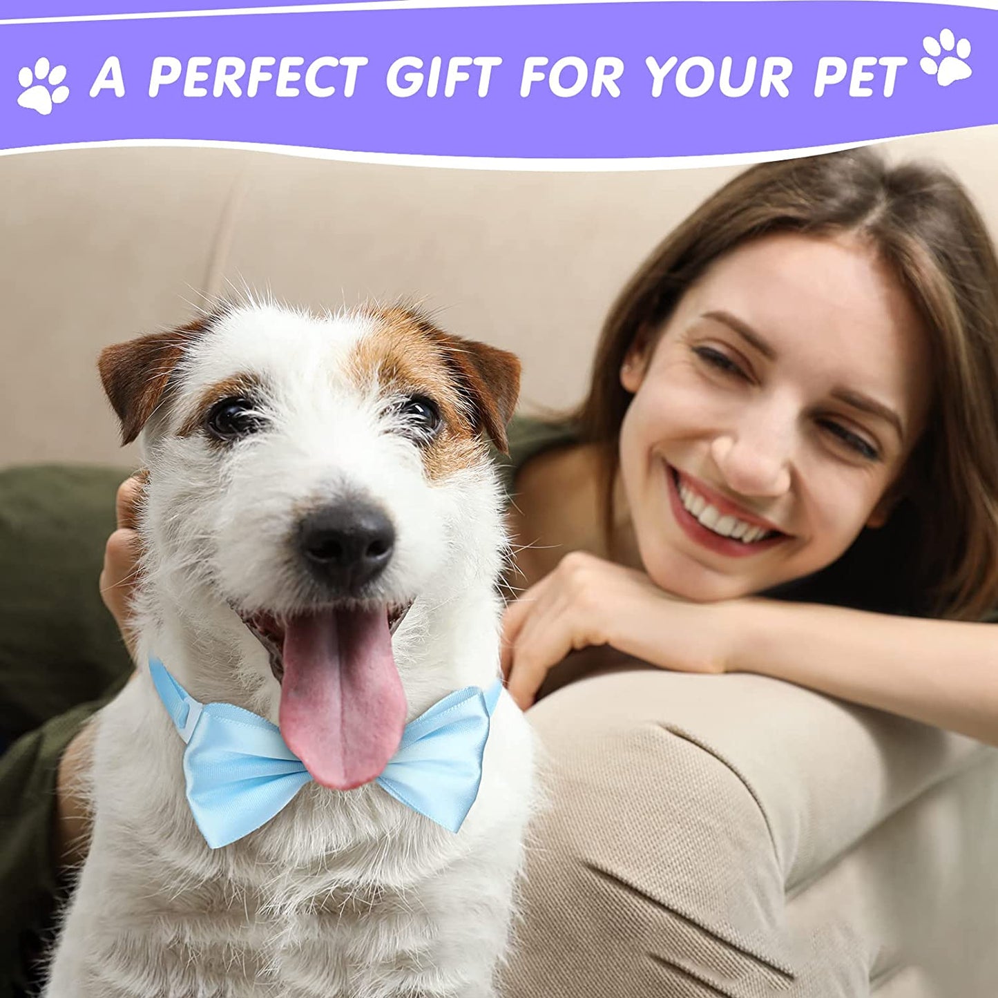 60 Pieces Dog Bow Ties for Dogs with Adjustable Collar Cats Bow Ties Ties Dog Bowtie Grooming Neck Puppy Pet Supplies Collars for Small Medium Pet Dogs Puppy Cats Wedding Birthday Gift Party Animals & Pet Supplies > Pet Supplies > Dog Supplies > Dog Apparel Jexine