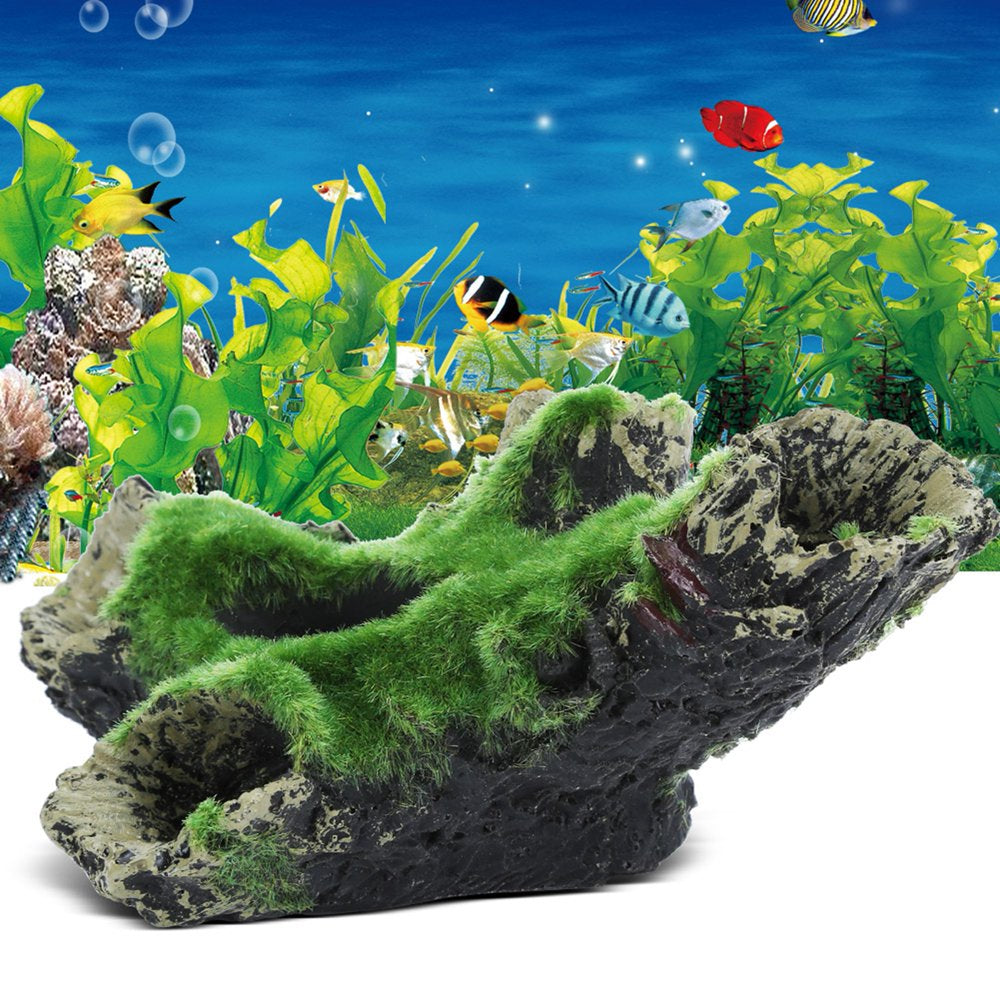 Fish Hide Cave, Resin Non-Toxic Aquarium Decor, for Aquarium Crawling Pet Box Animals & Pet Supplies > Pet Supplies > Fish Supplies > Aquarium Decor Zaqw